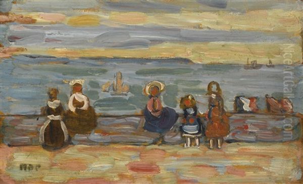 St. Malo Oil Painting by Maurice Prendergast