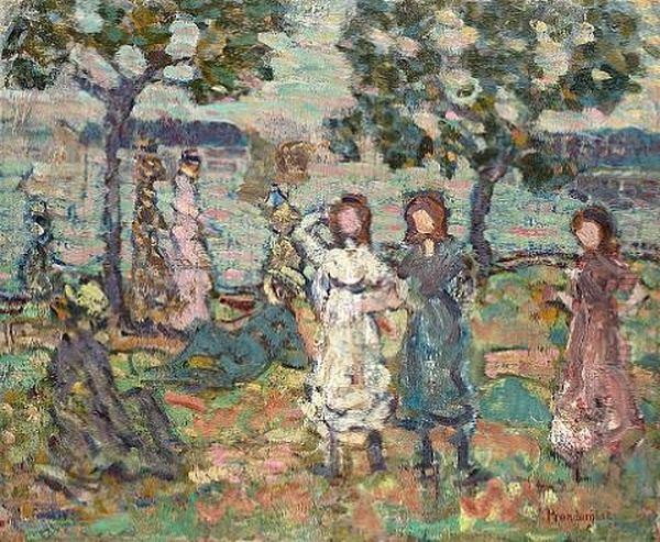 Park Along The Shore by Maurice Prendergast