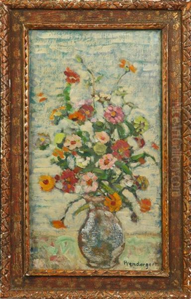 Flowers - Still Life Oil Painting by Maurice Prendergast