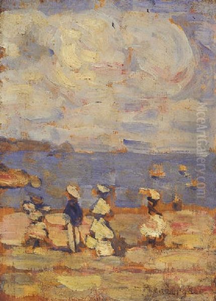 St. Malo Oil Painting by Maurice Prendergast