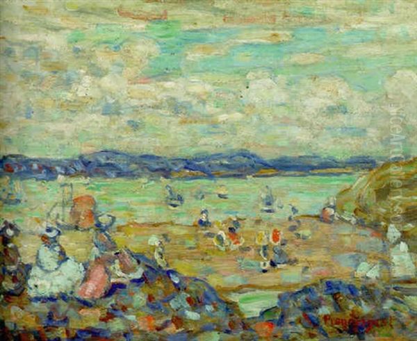 St. Malo Oil Painting by Maurice Prendergast