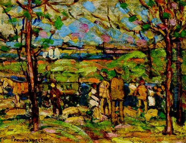 Squanton Oil Painting by Maurice Prendergast