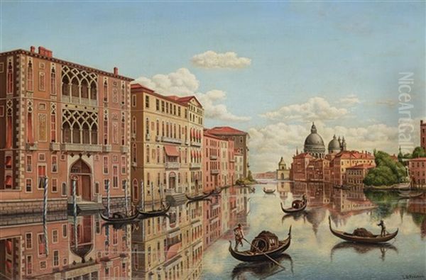 Venice Oil Painting by Levi Wells Prentice