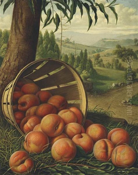 A Peck Of Peaches Oil Painting by Levi Wells Prentice