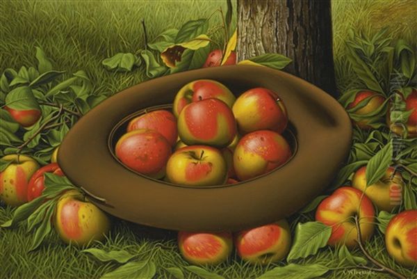 Harvest Oil Painting by Levi Wells Prentice