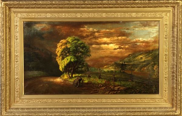 Onondaga Valley Oil Painting by Levi Wells Prentice