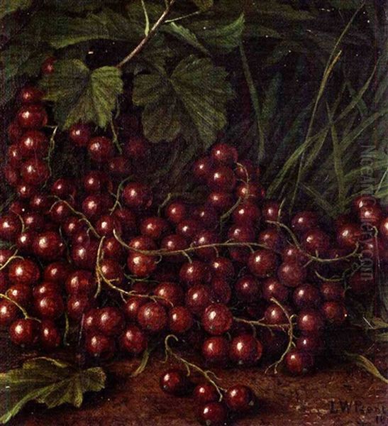 Still Life With Currants Oil Painting by Levi Wells Prentice