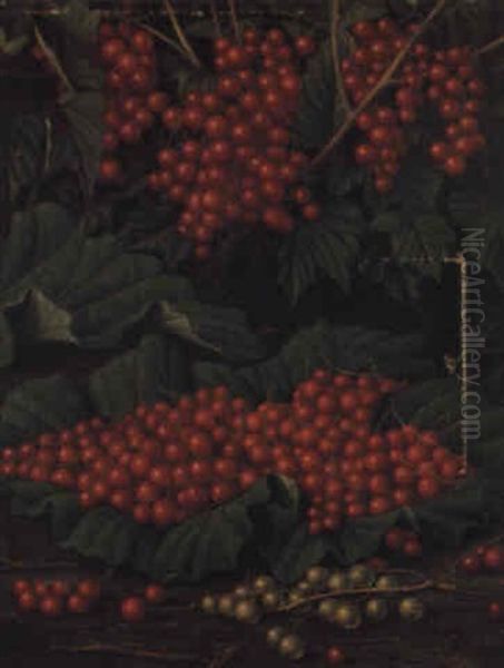 Currants Oil Painting by Levi Wells Prentice