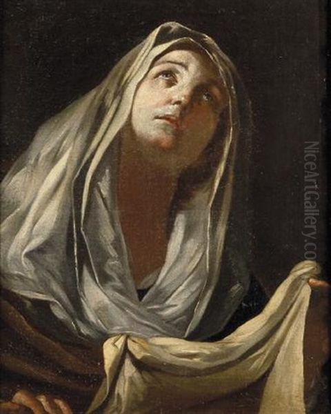 Santa Veronica Oil Painting by Mattia Preti