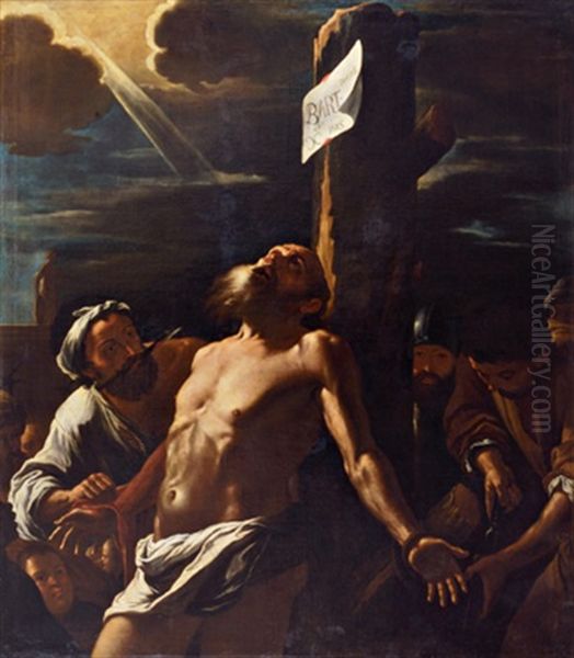 Das Martyrium Des Hl. Bartholomaus - Il Martirio Di San Bartolomeo Oil Painting by Mattia Preti