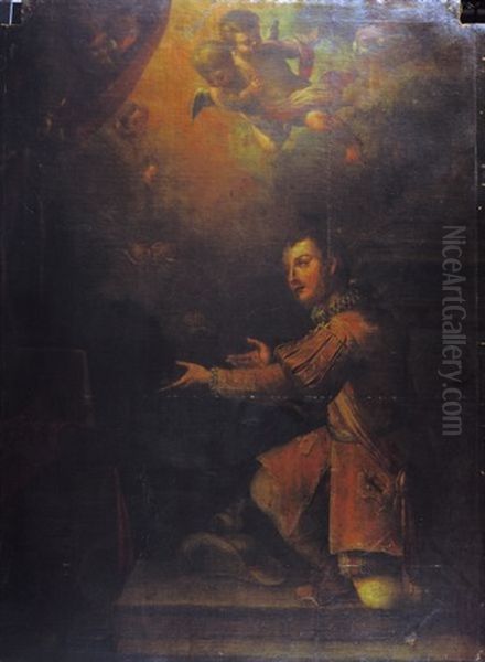 La Conversion De Saint Francois D'assise Oil Painting by Mattia Preti