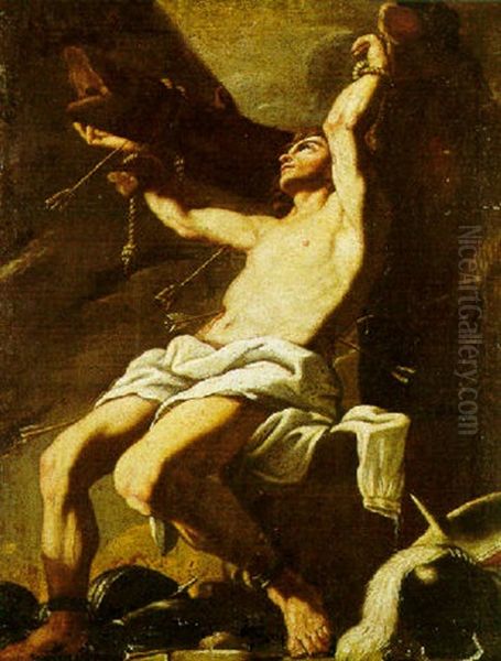 Saint Sebastian Oil Painting by Mattia Preti