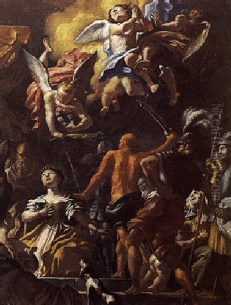 Il Martirio Di Santa Caterina D'alessandria Oil Painting by Mattia Preti