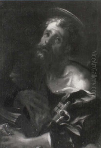 St. Peter Oil Painting by Mattia Preti