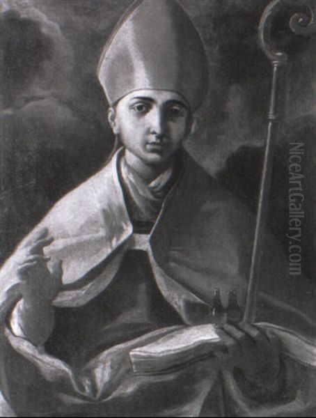 Saint Janvier Oil Painting by Mattia Preti