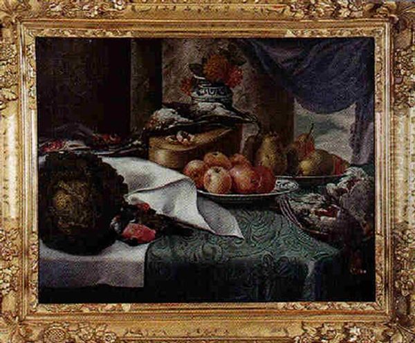 Nature Morte Oil Painting by Jean Louis Prevost