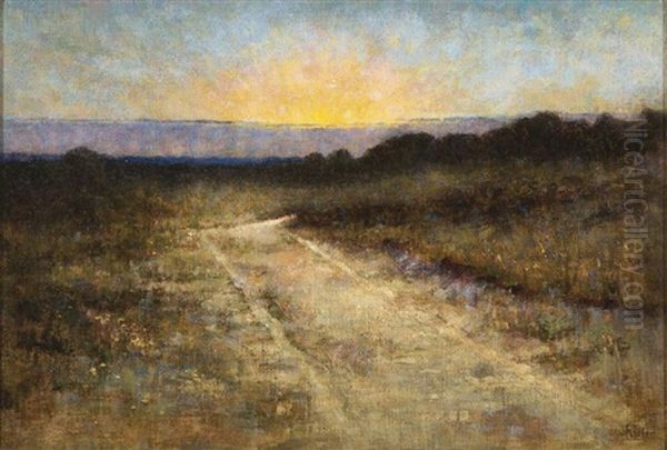 Sunrise Oil Painting by Jane R. Price