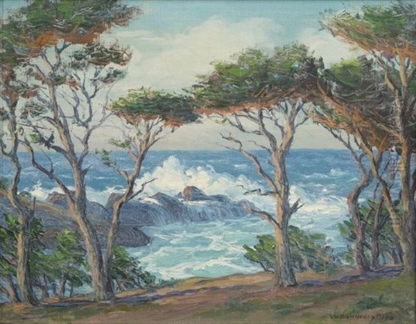 17 Mile Drive Oil Painting by William Henry Price