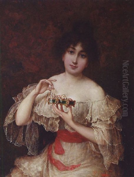 The Jewel Box Oil Painting by Alois Heinrich Priechenfried