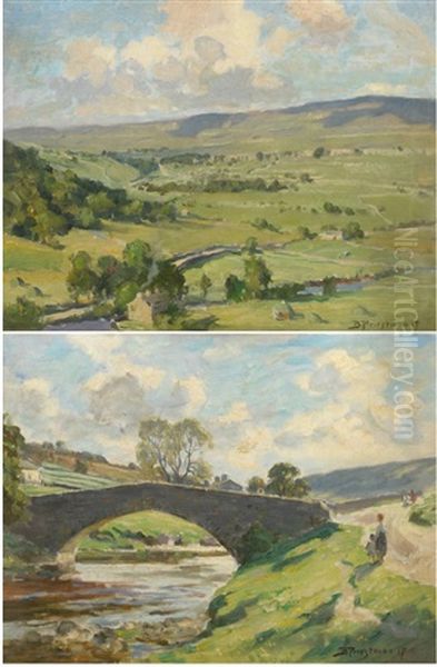 Study Of Langstrothdale Near Beckermonds/oughtershaw Oil Painting by Bertram Priestman