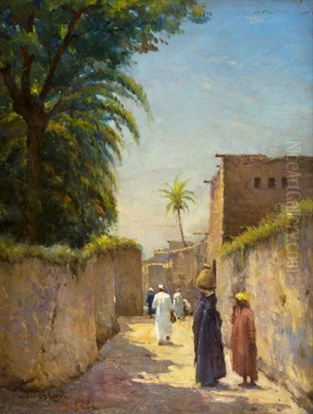 Z Egypta Oil Painting by Vaclav Prihoda