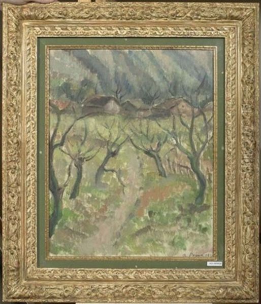 Landschaft Im Herbst Oil Painting by Andre Julien Prina