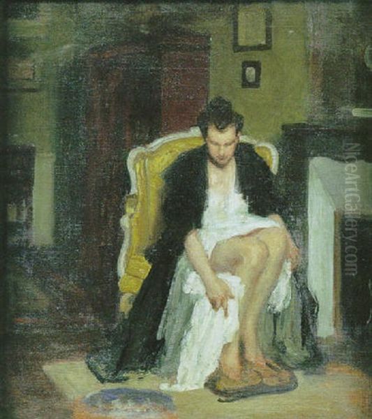 La Toilette (jeanne Prinet) Oil Painting by Rene Francois Xavier Prinet