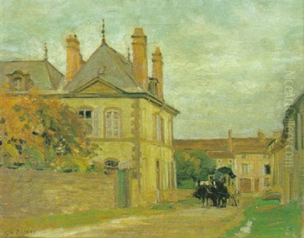 Le Chateau De Montmorency A Bourbonne Oil Painting by Rene Francois Xavier Prinet