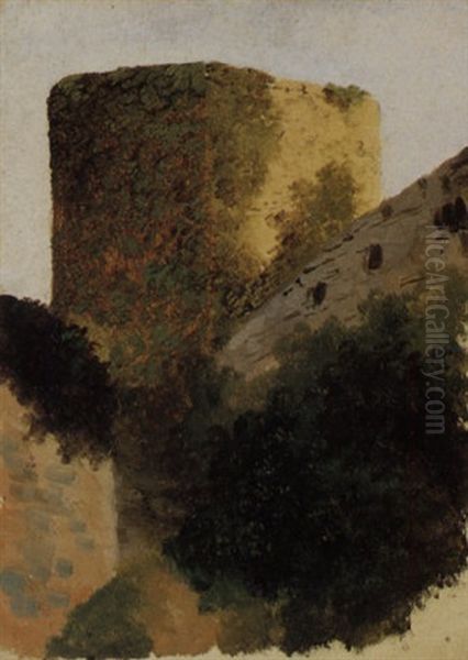 La Rocca Oil Painting by Costantino Prinetti