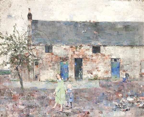 Townhead Farm Oil Painting by John Quinton Pringle