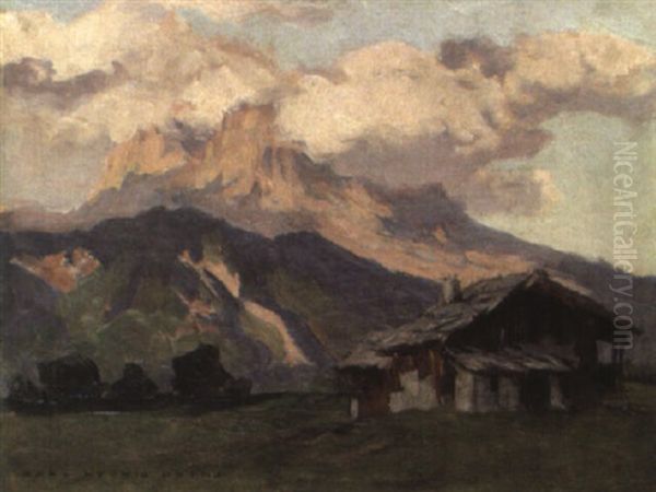 Motiv Aus Admont Oil Painting by Karl Ludwig Prinz