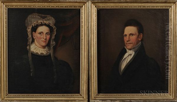 Portraits Of The Honorable Rufus Soule And Susan Mitchell Soule Oil Painting by William Matthew Prior