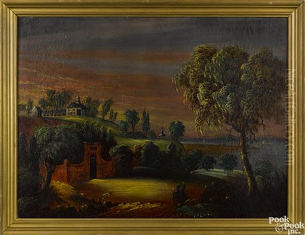 View Of Mt. Vernon Oil Painting by William Matthew Prior