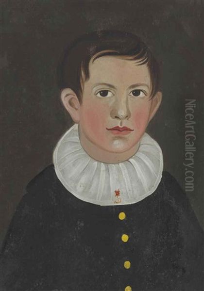 Portrait Of A Boy Oil Painting by William Matthew Prior