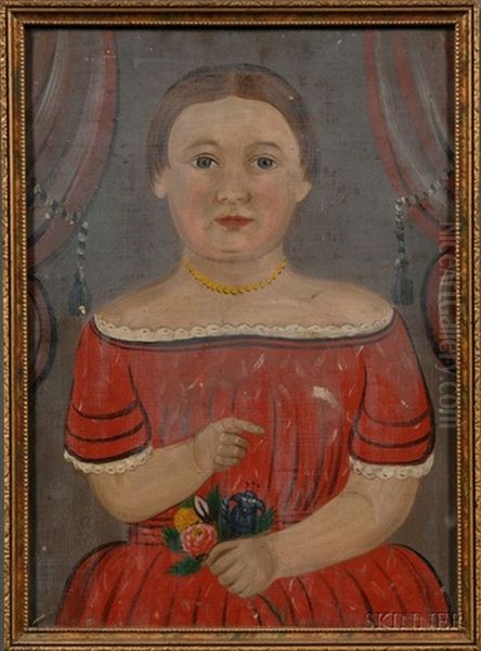 Portrait Of Ardelle Clementine Taylor Oil Painting by William Matthew Prior