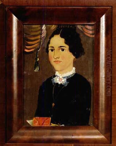 Portrait Of Ruth Nickerson Oil Painting by William Matthew Prior