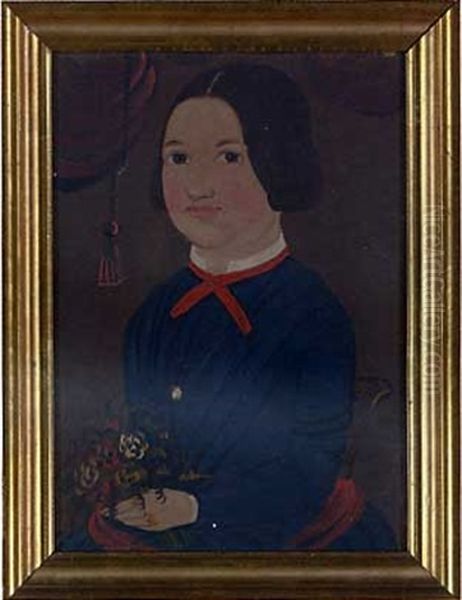 Portrait Of Julia Rockman Smith Oil Painting by William Matthew Prior