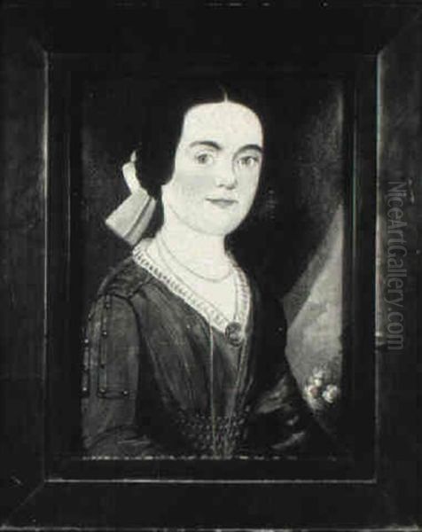 Portrait Of Harriet S. Pierce Oil Painting by William Matthew Prior