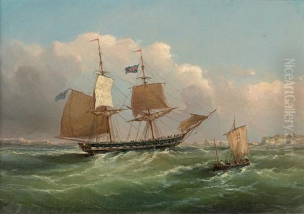 Bateaux Oil Painting by Edward F. D. Pritchard