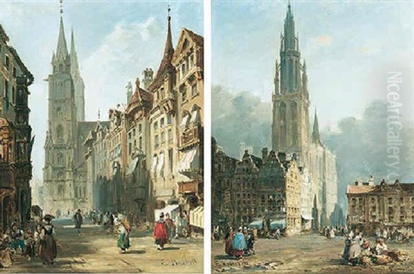 Nuremberg Oil Painting by Edward Pritchett