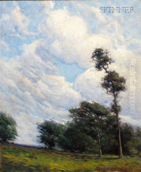 High On A Hilltop Oil Painting by Sidney W. Probert