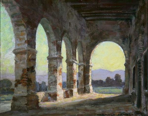 Evening Sunlight - San Fernando Oil Painting by Thorwald Probst