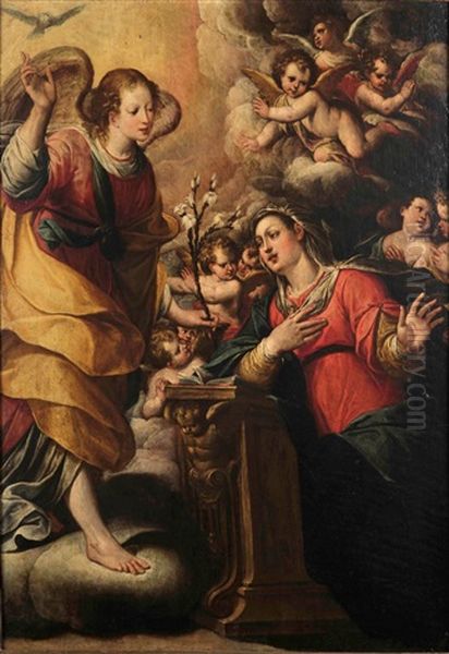 Annunciazione Oil Painting by Camillo Procaccini