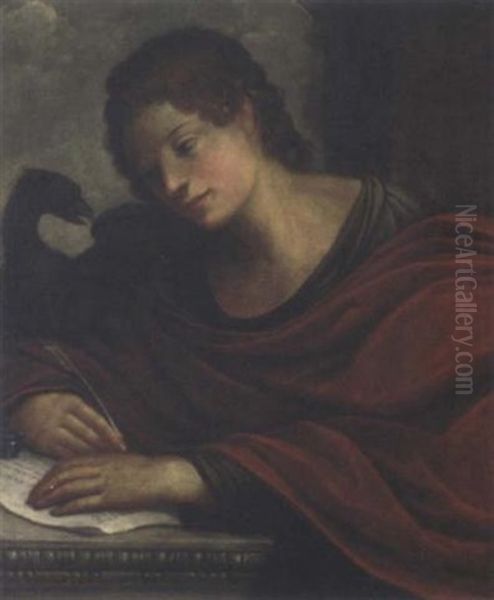 Saint John The Evangelist Oil Painting by Camillo Procaccini