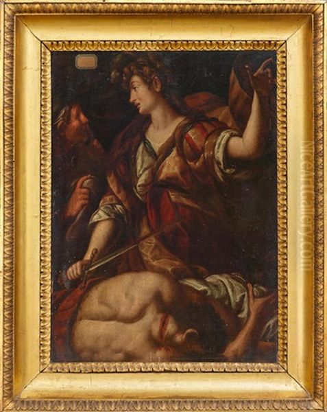 Judith And Holofernes Oil Painting by Giulio Cesare Procaccini