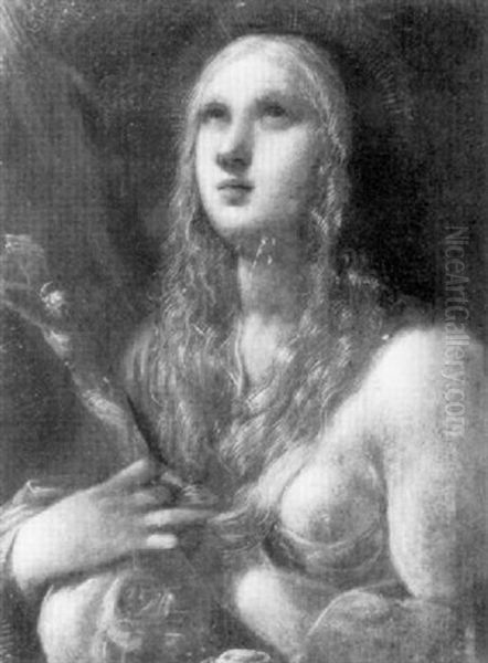 The Penitent Magdalen Oil Painting by Giulio Cesare Procaccini