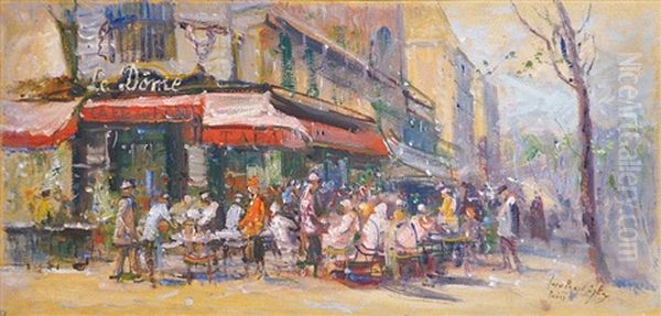 Paris Mood Oil Painting by Iaro Prochazka