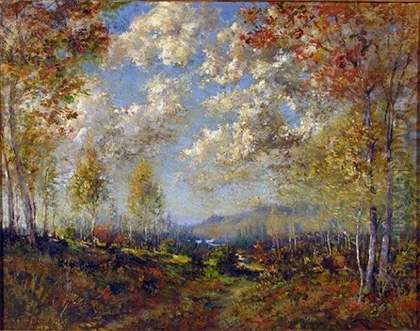 It's A Long, Long, Trail Oil Painting by William Proudfoot