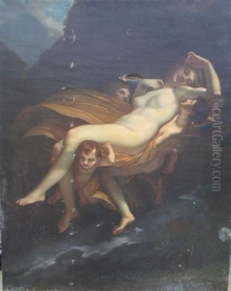 Enlevement De Psyche Oil Painting by Pierre-Paul Prud'hon