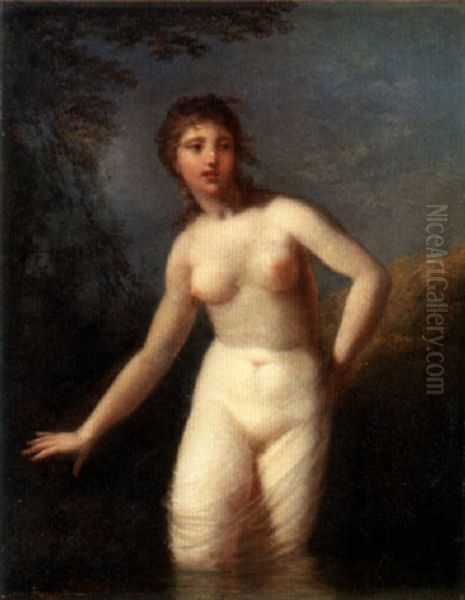 The Bather Oil Painting by Pierre-Paul Prud'hon